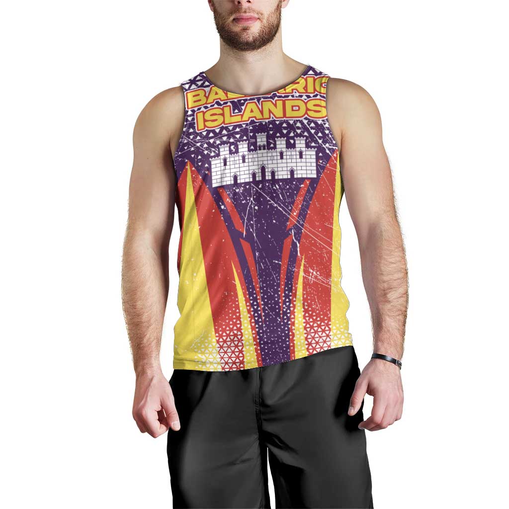 Balearic Islands Flag Men Tank Top Autonomous Community of Spain - Wonder Print Shop