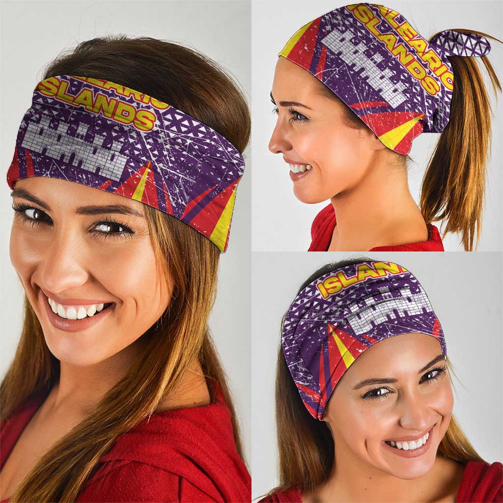 Balearic Islands Flag Neck Gaiter Autonomous Community of Spain - Wonder Print Shop