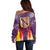 Balearic Islands Flag Off Shoulder Sweater Autonomous Community of Spain - Wonder Print Shop