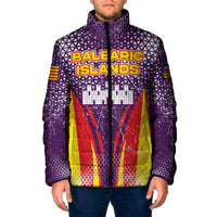 Balearic Islands Flag Padded Jacket Autonomous Community of Spain - Wonder Print Shop