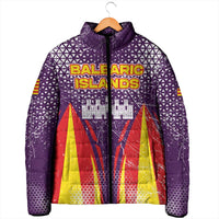 Balearic Islands Flag Padded Jacket Autonomous Community of Spain - Wonder Print Shop