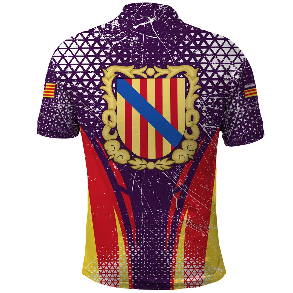 Balearic Islands Flag Polo Shirt Autonomous Community of Spain - Wonder Print Shop