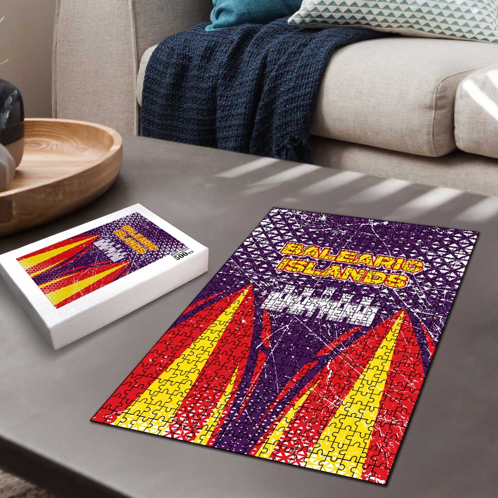 Balearic Islands Flag Puzzle Autonomous Community of Spain - Wonder Print Shop