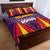 Balearic Islands Flag Quilt Bed Set Autonomous Community of Spain - Wonder Print Shop