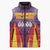 Balearic Islands Flag Sleeveless Puffer Jacket Autonomous Community of Spain - Wonder Print Shop