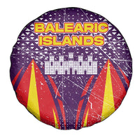 Balearic Islands Flag Spare Tire Cover Autonomous Community of Spain - Wonder Print Shop
