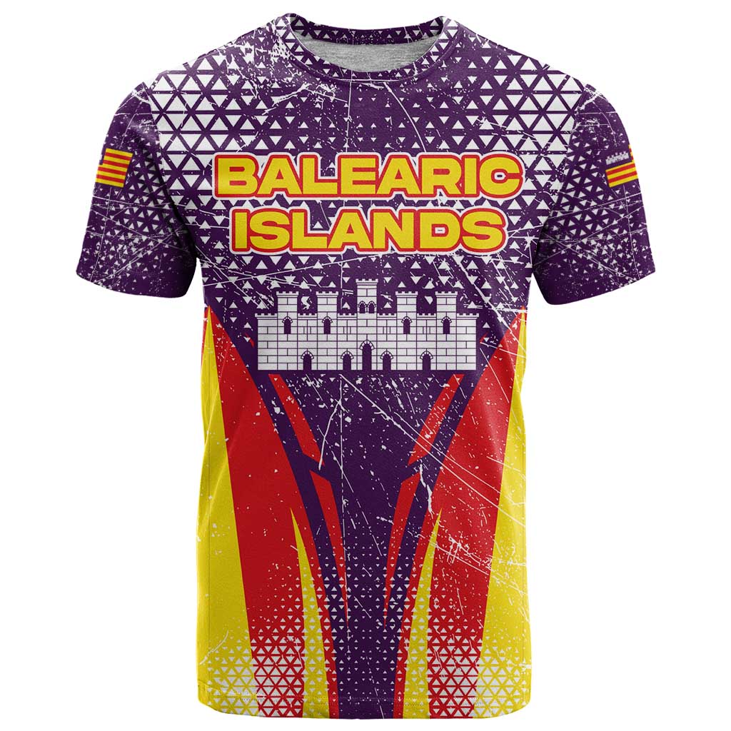 Balearic Islands Flag T Shirt Autonomous Community of Spain - Wonder Print Shop