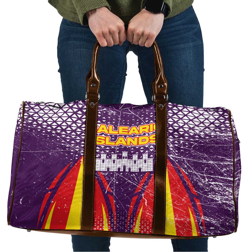 Balearic Islands Flag Travel Bag Autonomous Community of Spain - Wonder Print Shop