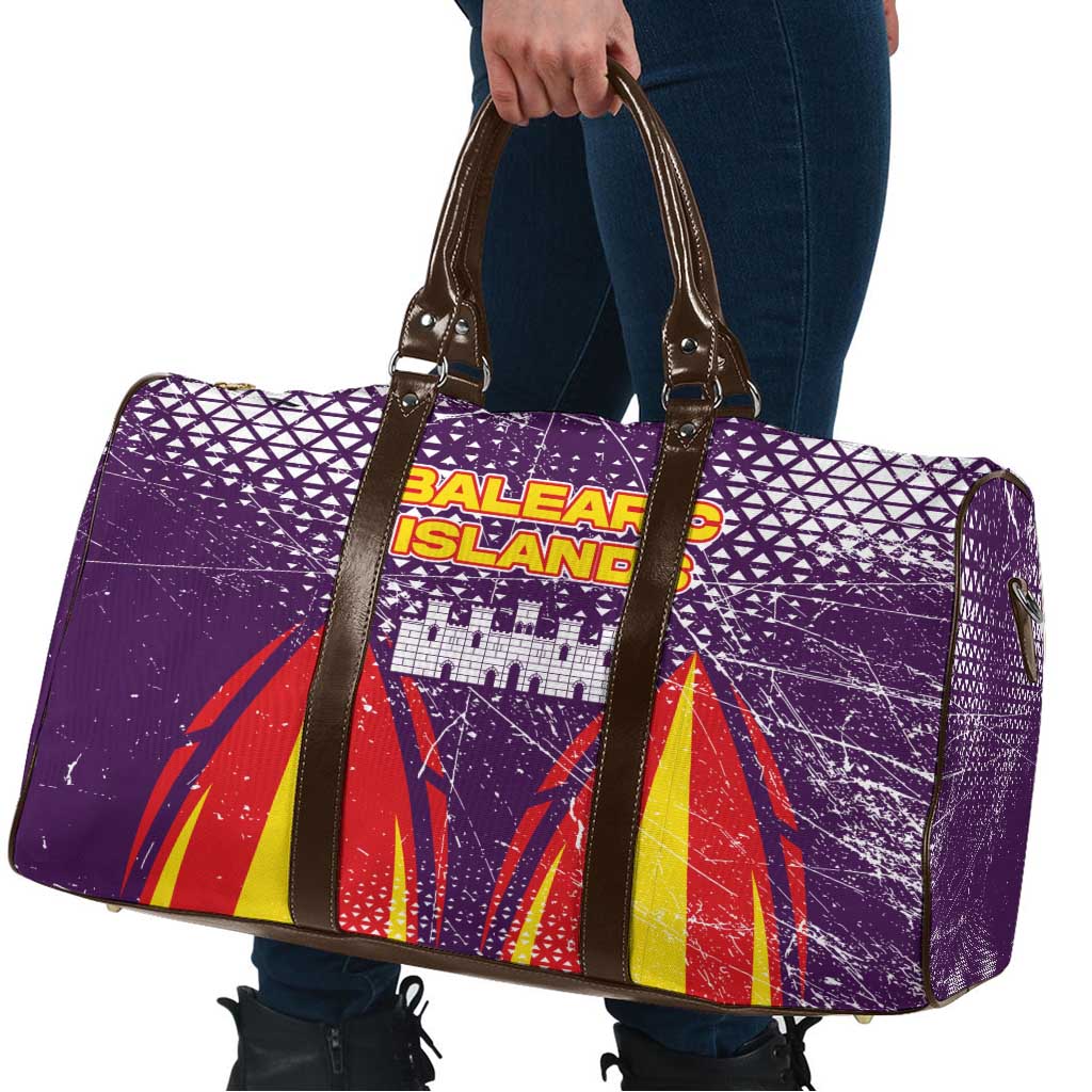 Balearic Islands Flag Travel Bag Autonomous Community of Spain - Wonder Print Shop