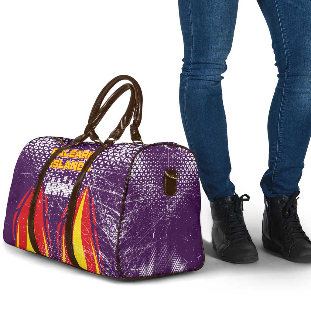 Balearic Islands Flag Travel Bag Autonomous Community of Spain - Wonder Print Shop