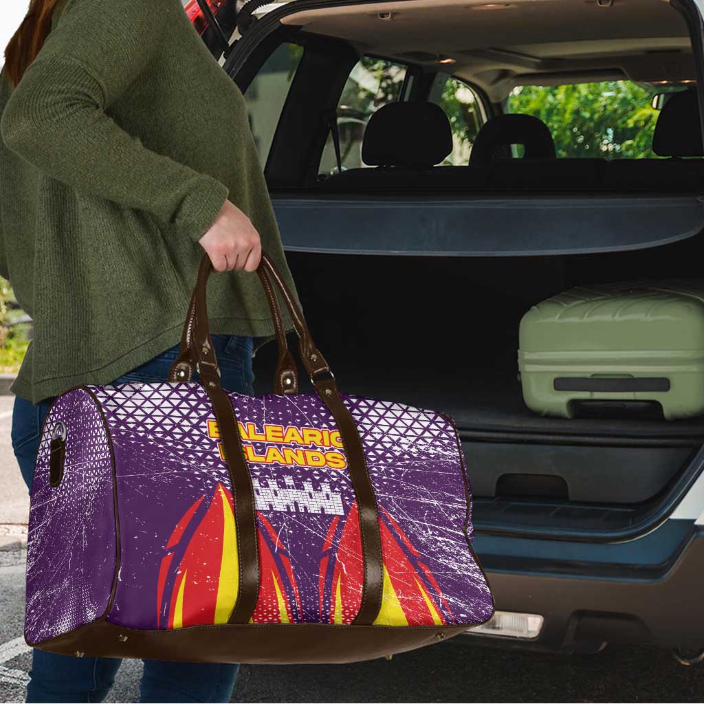 Balearic Islands Flag Travel Bag Autonomous Community of Spain - Wonder Print Shop