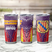 Balearic Islands Flag Tumbler Cup Autonomous Community of Spain - Wonder Print Shop