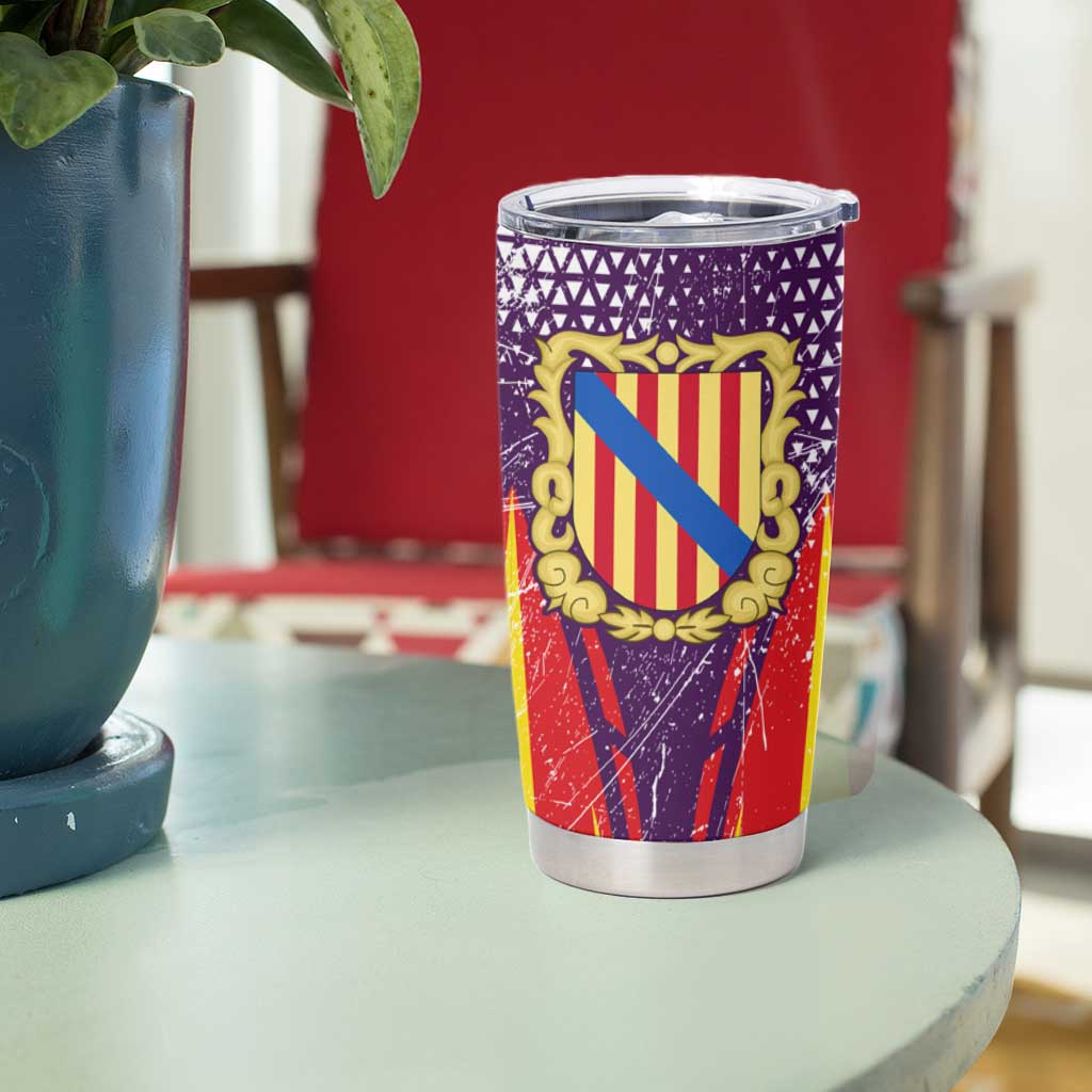 Balearic Islands Flag Tumbler Cup Autonomous Community of Spain - Wonder Print Shop