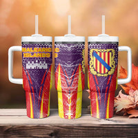 Balearic Islands Flag Tumbler With Handle Autonomous Community of Spain - Wonder Print Shop
