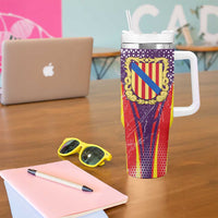 Balearic Islands Flag Tumbler With Handle Autonomous Community of Spain - Wonder Print Shop