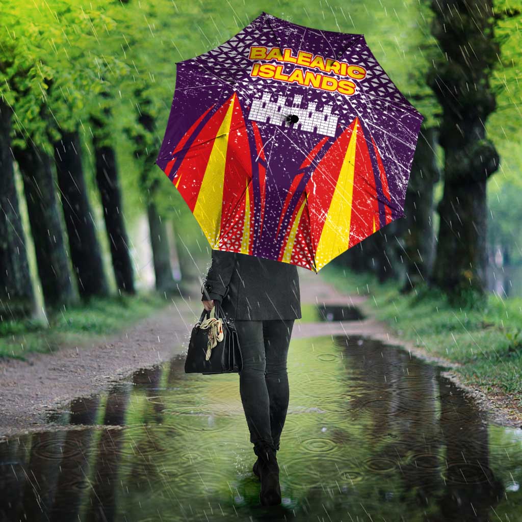 Balearic Islands Flag Umbrella Autonomous Community of Spain - Wonder Print Shop