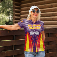 Balearic Islands Flag Women Polo Shirt Autonomous Community of Spain - Wonder Print Shop
