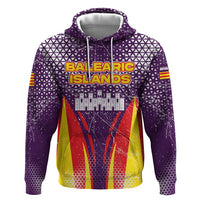 Balearic Islands Flag Zip Hoodie Autonomous Community of Spain - Wonder Print Shop