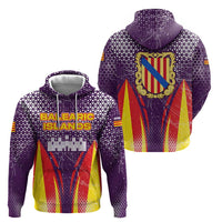 Balearic Islands Flag Zip Hoodie Autonomous Community of Spain - Wonder Print Shop