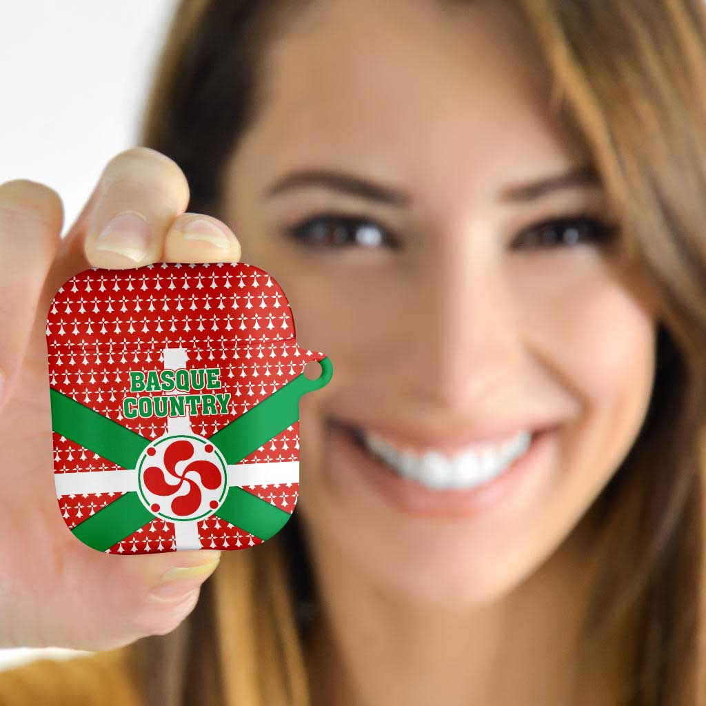 Basque Country Flag AirPods Case Autonomous Community of Spain - Wonder Print Shop