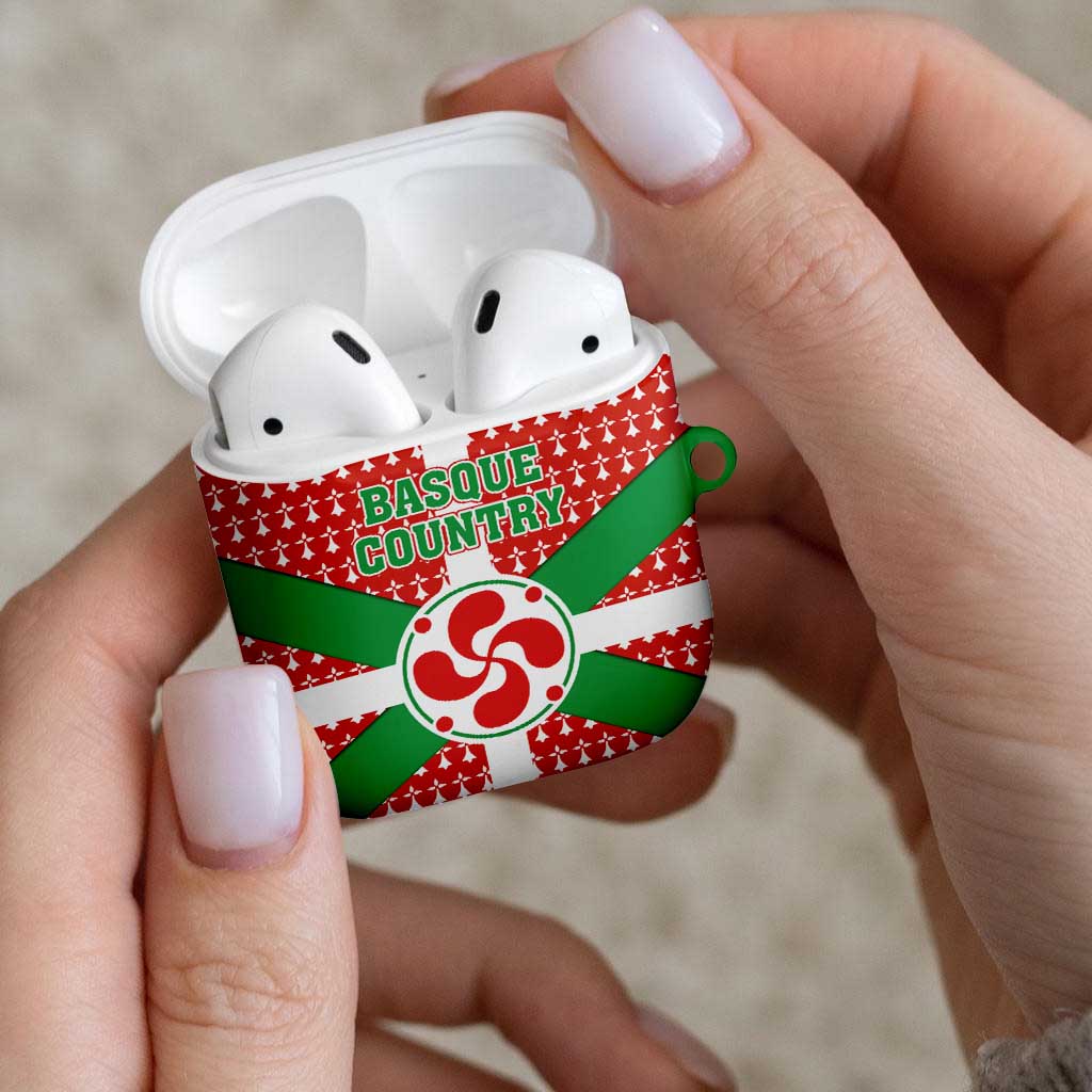 Basque Country Flag AirPods Case Autonomous Community of Spain - Wonder Print Shop