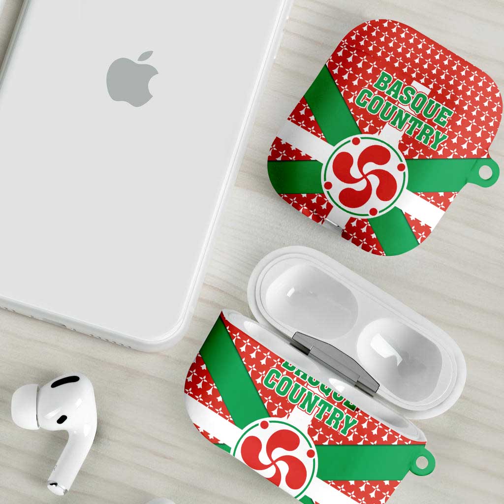 Basque Country Flag AirPods Case Autonomous Community of Spain - Wonder Print Shop
