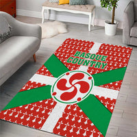 Basque Country Flag Area Rug Autonomous Community of Spain - Wonder Print Shop