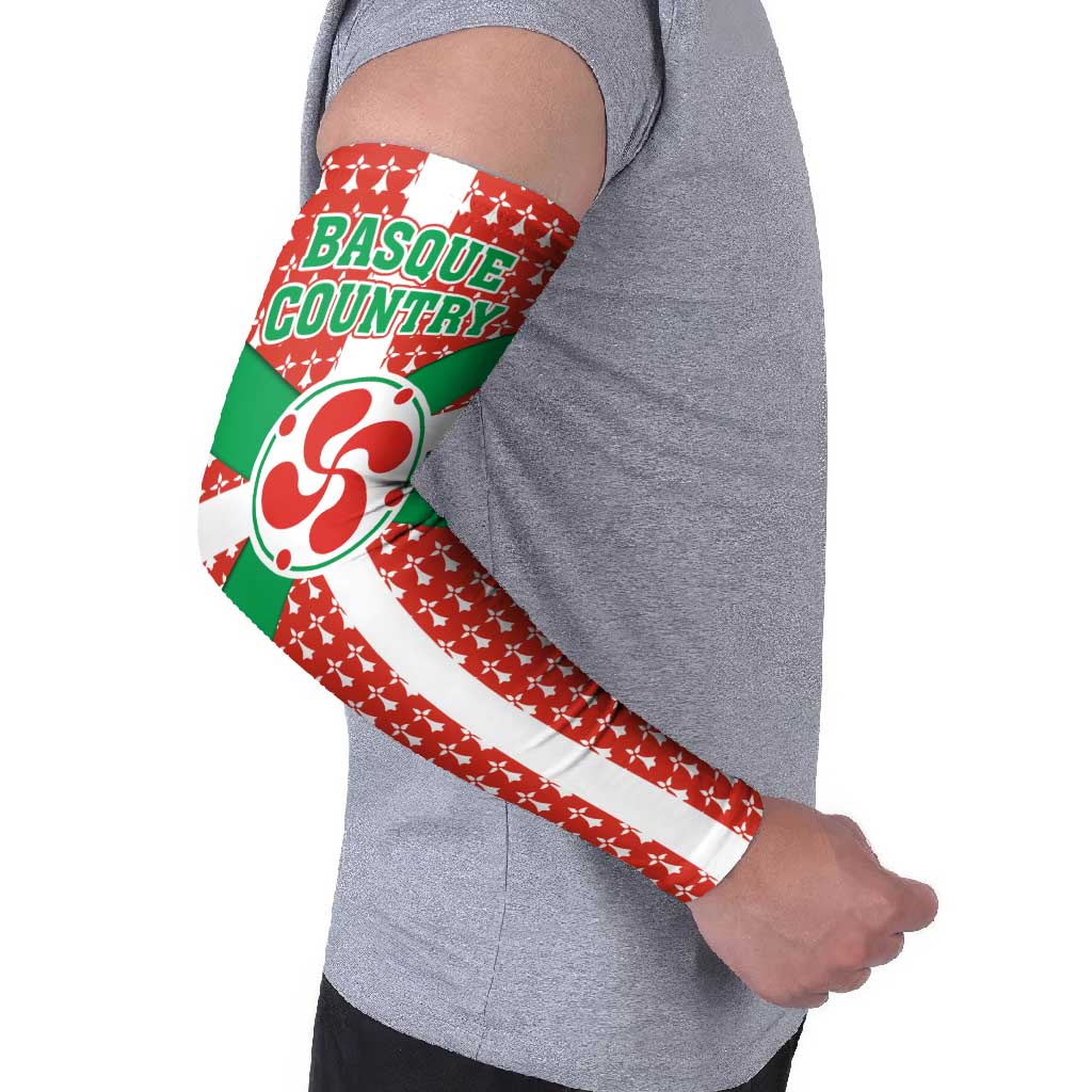Basque Country Flag Arm Sleeves Autonomous Community of Spain - Wonder Print Shop