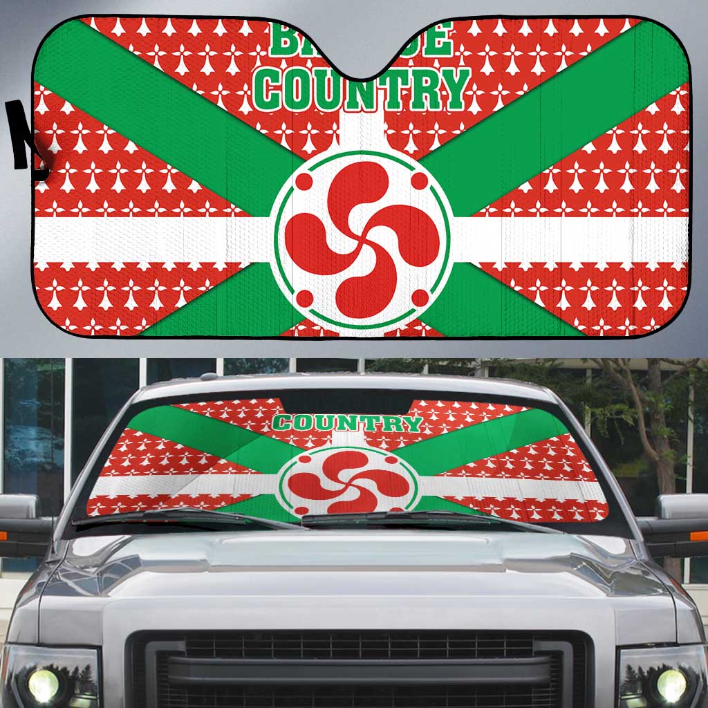 Basque Country Flag Auto Sun Shade Autonomous Community of Spain - Wonder Print Shop