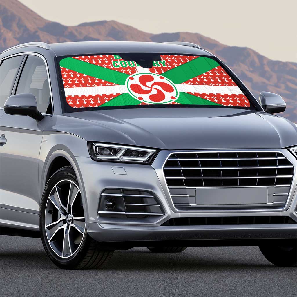 Basque Country Flag Auto Sun Shade Autonomous Community of Spain - Wonder Print Shop