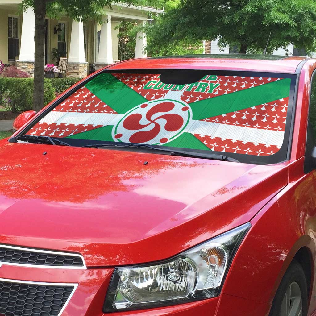 Basque Country Flag Auto Sun Shade Autonomous Community of Spain - Wonder Print Shop