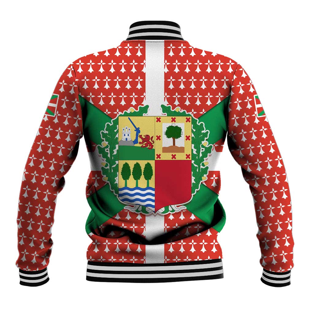 Basque Country Flag Baseball Jacket Autonomous Community of Spain - Wonder Print Shop