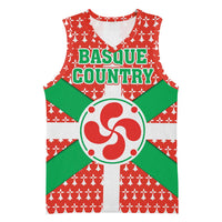 Basque Country Flag Basketball Jersey Autonomous Community of Spain - Wonder Print Shop