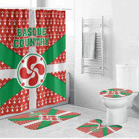 Basque Country Flag Bathroom Set Autonomous Community of Spain - Wonder Print Shop