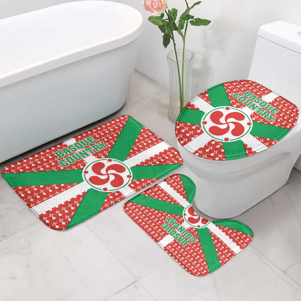 Basque Country Flag Bathroom Set Autonomous Community of Spain - Wonder Print Shop