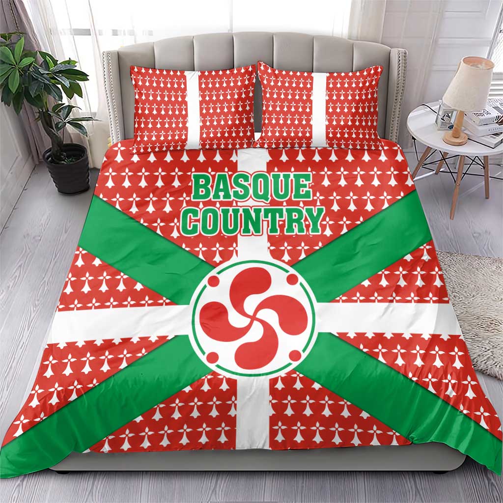 Basque Country Flag Bedding Set Autonomous Community of Spain - Wonder Print Shop