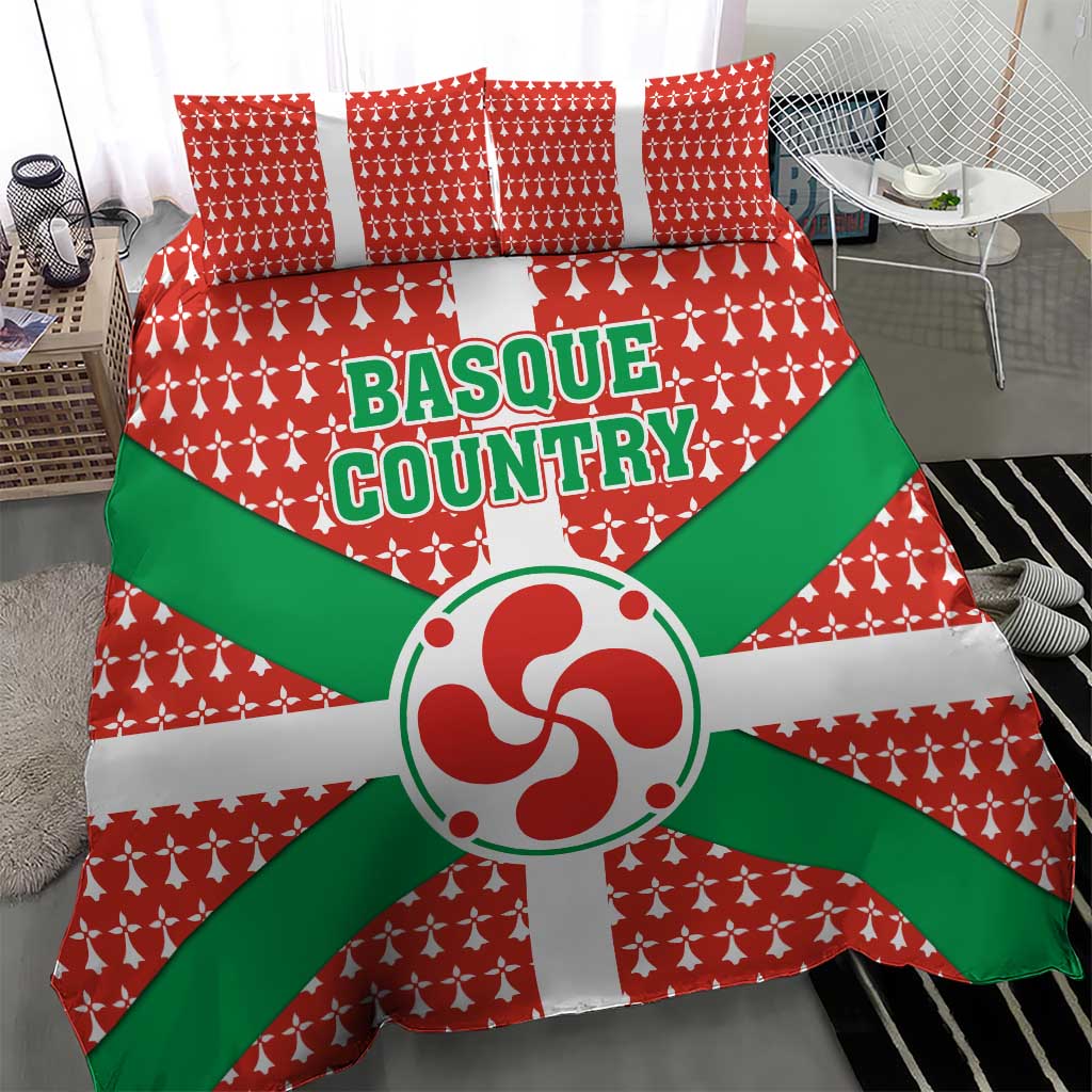 Basque Country Flag Bedding Set Autonomous Community of Spain - Wonder Print Shop