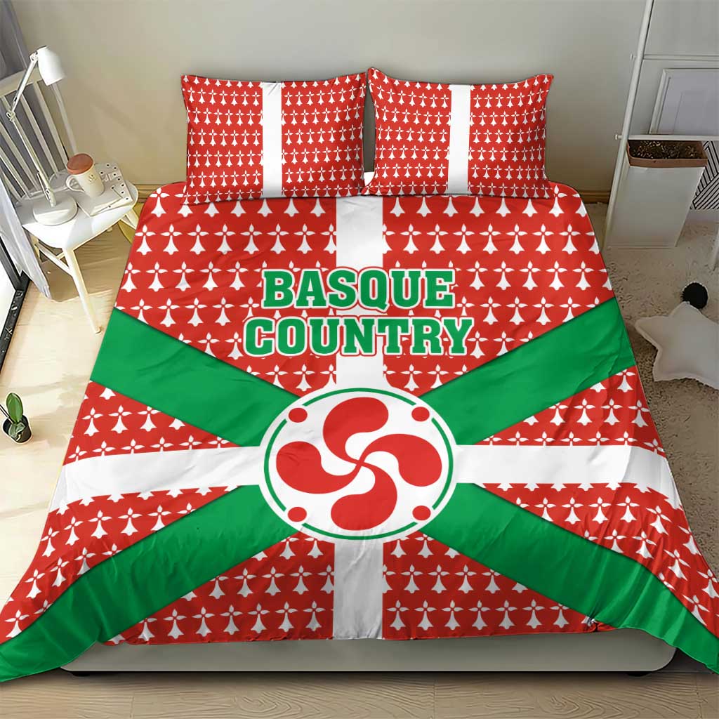 Basque Country Flag Bedding Set Autonomous Community of Spain - Wonder Print Shop