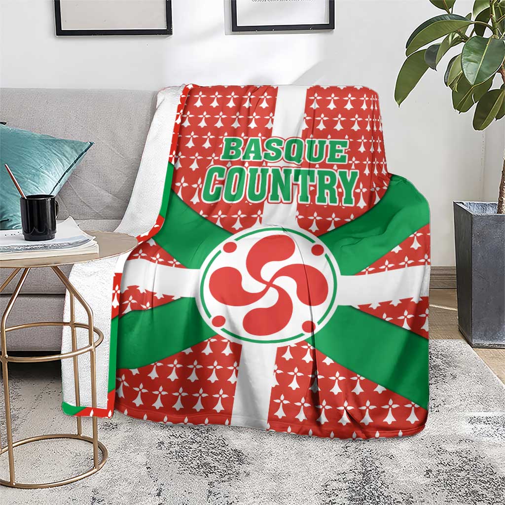Basque Country Flag Blanket Autonomous Community of Spain - Wonder Print Shop