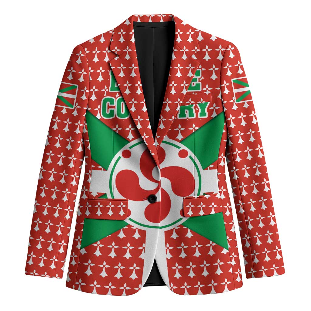 Basque Country Flag Blazer Autonomous Community of Spain - Wonder Print Shop