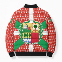 Basque Country Flag Bomber Puffer Jacket Autonomous Community of Spain - Wonder Print Shop