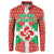 Basque Country Flag Button Sweatshirt Autonomous Community of Spain - Wonder Print Shop