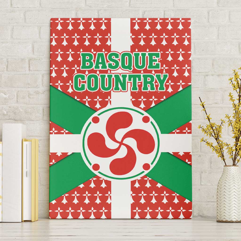 Basque Country Flag Canvas Wall Art Autonomous Community of Spain - Wonder Print Shop
