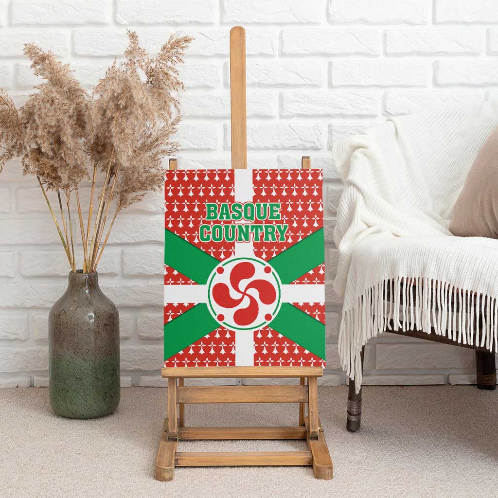 Basque Country Flag Canvas Wall Art Autonomous Community of Spain - Wonder Print Shop