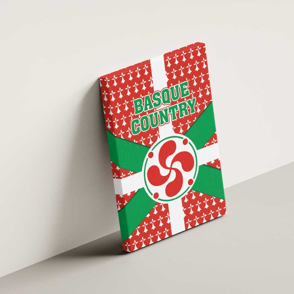 Basque Country Flag Canvas Wall Art Autonomous Community of Spain - Wonder Print Shop
