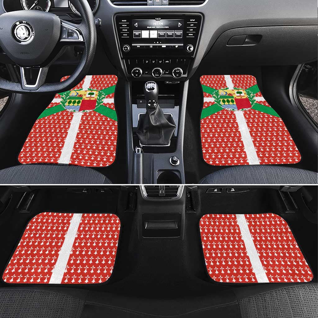 Basque Country Flag Car Mats Autonomous Community of Spain - Wonder Print Shop