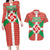 Basque Country Flag Couples Matching Long Sleeve Bodycon Dress and Hawaiian Shirt Autonomous Community of Spain - Wonder Print Shop