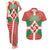 Basque Country Flag Couples Matching Tank Maxi Dress and Hawaiian Shirt Autonomous Community of Spain - Wonder Print Shop