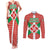 Basque Country Flag Couples Matching Tank Maxi Dress and Long Sleeve Button Shirt Autonomous Community of Spain - Wonder Print Shop