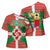 Basque Country Flag Cross Shoulder Shirt Autonomous Community of Spain - Wonder Print Shop